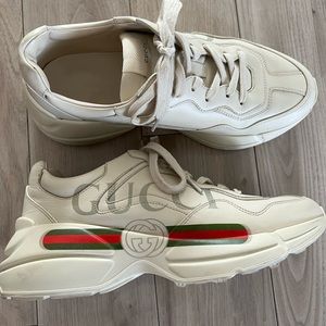 Gucci Rhyton leather sneakers